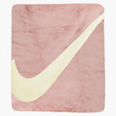 Nike Swoosh Faux Fur Blanket Pink Oxford/cashmere/cashmere
