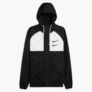 Nike Swoosh Hd Woven Jacket Black/white/particle Grey/black