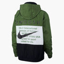 Nike Swoosh Hd Woven Jacket Black/white/treeline/black