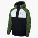 Nike Swoosh Hd Woven Jacket Black/white/treeline/black