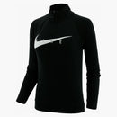 Nike Swoosh Run L/s T-shirt Black/white
