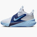 Nike Team Hustle D 12 White Psychic Blue Midnight Navy University Blue (GS)