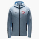 Nike Team Usa Olympics 2024 Tech Fleece Full-zip Hoodie Heather Blue