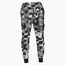 Nike Sportswear Tech Fleece All Over Print Jogger Pant Light Smoke Grey/black/black