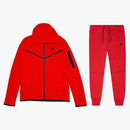 Nike Sportswear Tech Fleece Full Zip Hoodie & Joggers Set University Red