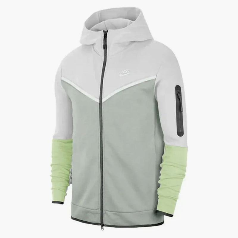 Nike Sportswear Tech Fleece Full-zip Hoodie Light Silver Dusty Sage