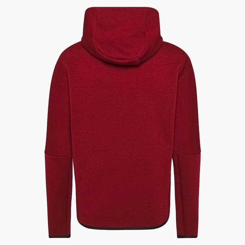 Nike Sportswear Tech Fleece Full-zip Hoodie Team Red/black