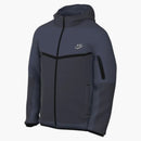 Nike Sportswear Tech Fleece Full-zip Hoodie Thunder Blue/dark Obsidian/metallic Cool Grey