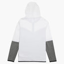Nike Sportswear Tech Fleece Full-zip Hoodie White/black/carbon Heather/black