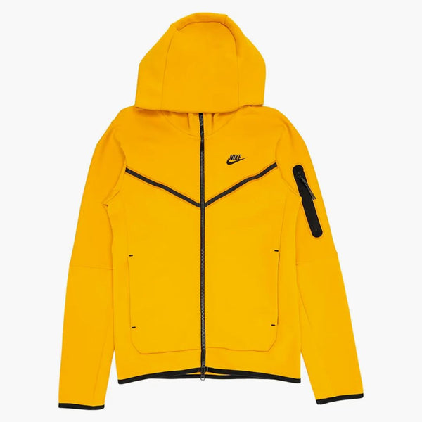 Nike Sportswear Tech Fleece Full-zip Hoodie Yellow/black