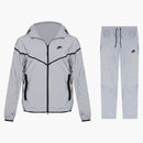 Nike Tech Woven Flash Jacket & Pant Set Reflect Silver/black