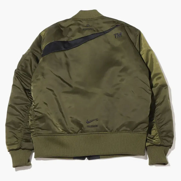 Nike Therma-fit Synthetic Phil Reversible Bomber Jacket (asia Sizing) Rough Green