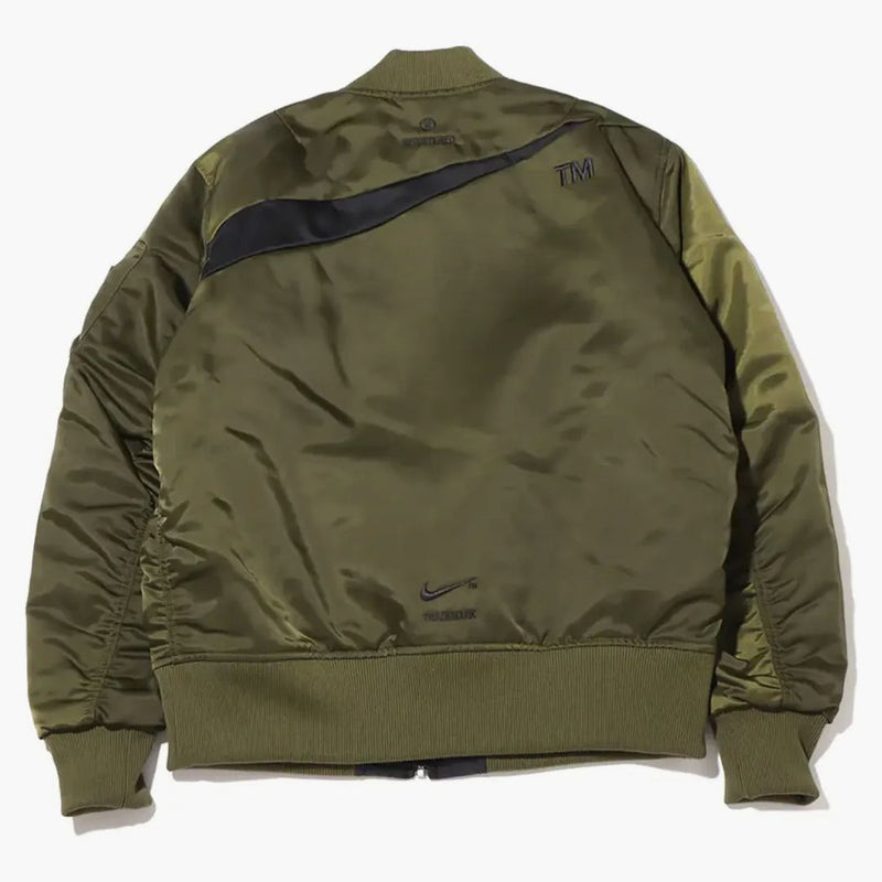Nike Therma-fit Synthetic Phil Reversible Bomber Jacket (asia Sizing) Rough Green