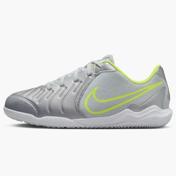 Nike Tiempo Legend 10 Academy Ic Metallic Silver Volt Black (gs)