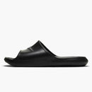 Nike Victori One Shower Slide Polka Dot Swoosh Black (women's)