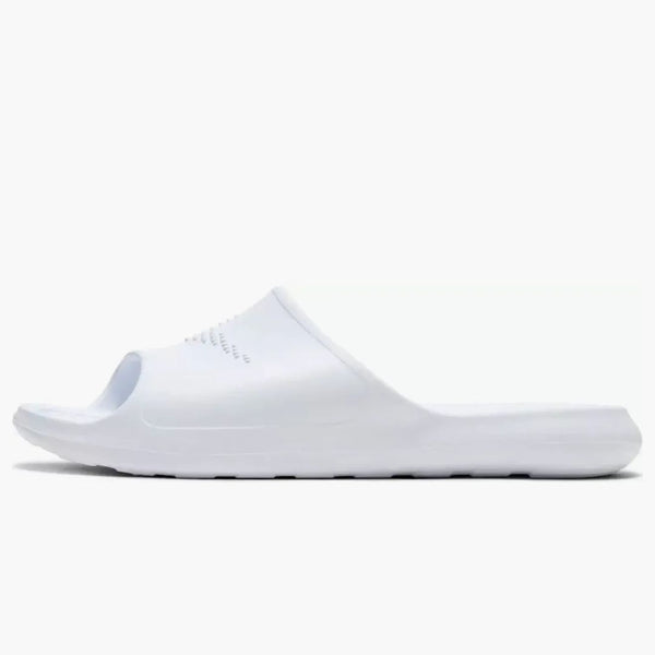 Nike Victori One Shower Slide Triple White (women's)