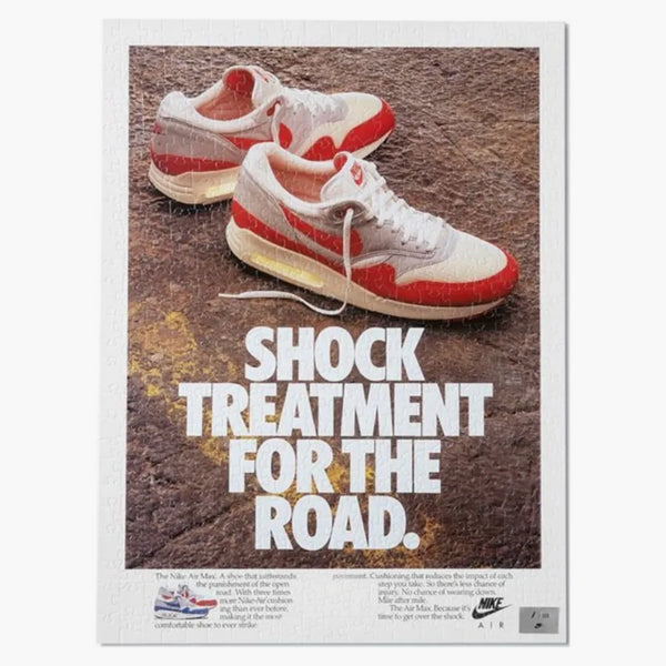 Nike Vintage Ad 1987 Shock Treament For The Road Puzzle