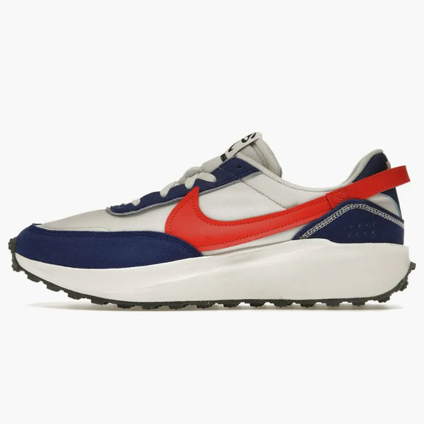 Nike Waffle Debut Swoosh Habanero Red Old Royal