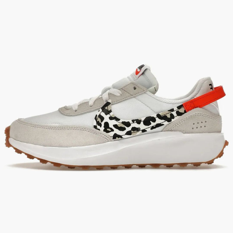Nike Waffle Debut White Team Orange Leopard (Women's)