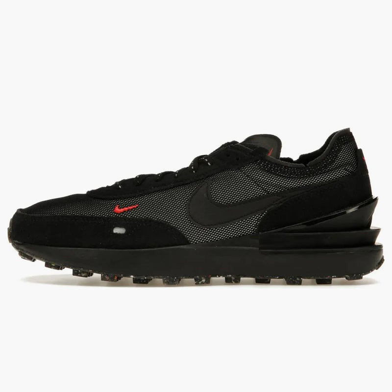 Nike Waffle One Black Gray Reflective