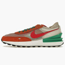 Nike Waffle One Burn Sunrise Light Orewood Brown Malachite Mystic Hibiscus (Women's)