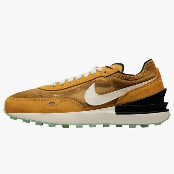 Nike Waffle One Gold Suede Phantom (women's)
