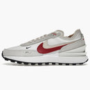 Nike Waffle One Se Sail Pearl White Black Gym Red (Women's)