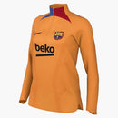 Nike Women's Fc Barcelona Strike Elite Football Drill Top Vivid Orange/game Royal