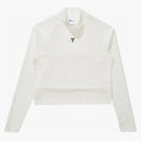 Nike Women's Kobe Bryant L/s Cropped Top Sail/black