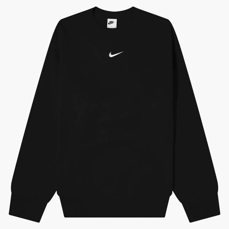 Nike Women's Phoenix Fleece Oversized Crewneck Sweatshirt Black