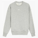 Nike Women's Phoenix Fleece Oversized Crewneck Sweatshirt Grey