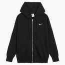 Nike Women's Phoenix Fleece Oversized Full-zip Hoodie Black