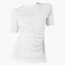 Nike Women's Scrunched Front Sports T-shirt White