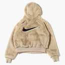 Nike Womens Sportswear Essential Faux Fur Jacket (asia Sizing) Rattan