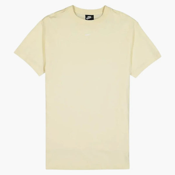Nike Women's Swoosh Logo Loose Fit Cream T-shirt Cream