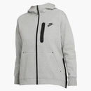 Nike Women's Tech Fleece Hoodie Dark Grey Heather/black
