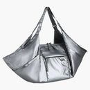 Nike Women's Victory Metallic Gym Tote Bag Silver