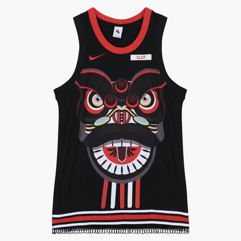 Nike X Clot NRG Ge Jersey Black/University Red/White