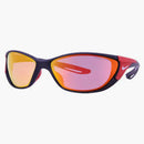 Nike Zone Sunglasses Matte Black/red Mirrored (dz7358-011)