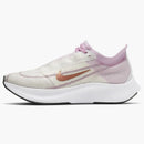 Nike Zoom Fly 3 White Light Arctic Pink Bronze (women's)