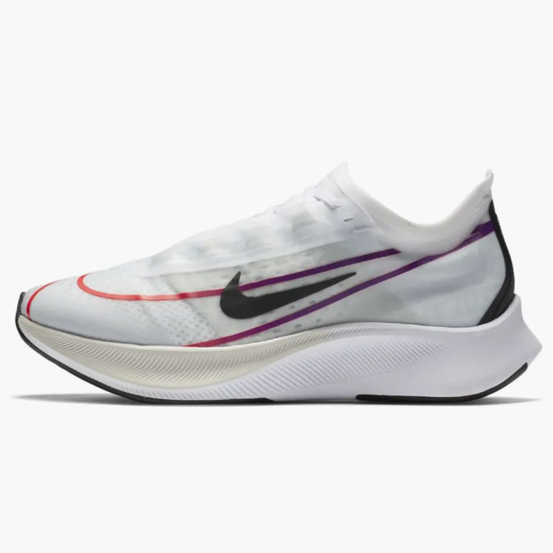 Nike Zoom Fly 3 White Violet Crimson (women's)