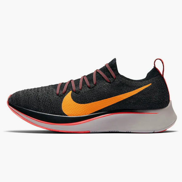 Nike Zoom Fly Flyknit Black Orange Peel (mujer)