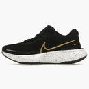 Nike Zoomx Invincible Run Flyknit Black Metallic Gold (women's)