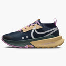 Nike Zoomx Zegama 2 Armory Navy Celestial Gold Vintage Green Metallic Silver (women's)