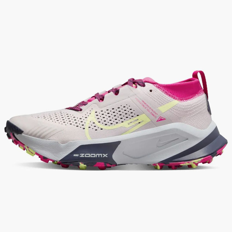 Nike Zoomx Zegama Platinum Violet Fireberry Purple Ink Luminous Green (women's)