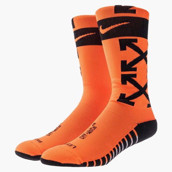 Nikelab X Off-white Fb Socks Orange