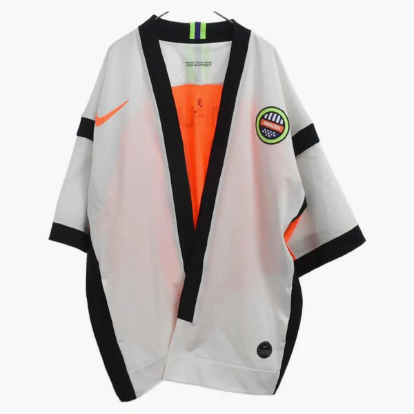 Nike X Top Početkulářská bunda bílá/oranžová