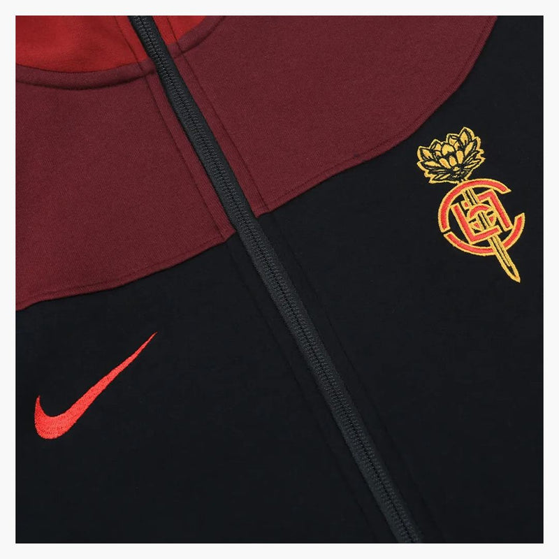 Nike x sraženina nrg geodie černá/uni červená/tmavá kaštan
