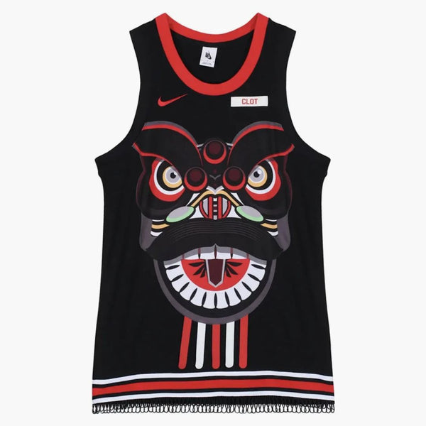 Nike X Clot Nrg Ge Jersey (asia Sizing) Black/university Red/white
