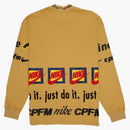 Nike X Cactus Plant Flea Market L/s T-shirt Mustard Yellow